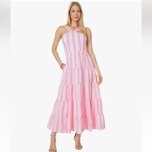 Lilly Pulitzer Jenette Halter Maxi Dress Size 2